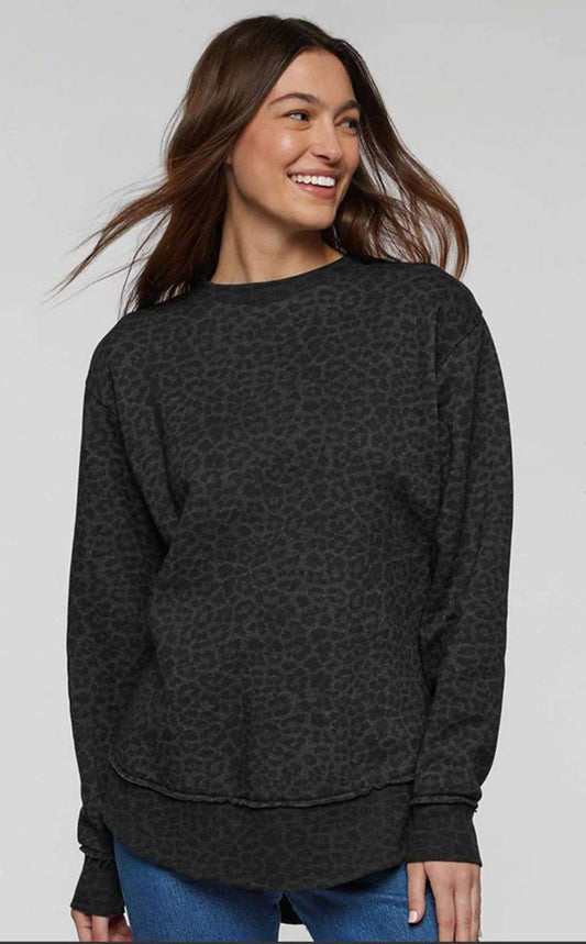Leopard Pullover Top