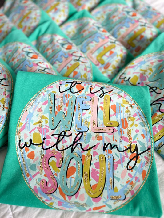 It is well with my soul graphic tee